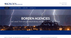 Desktop Screenshot of bordenagencies.com